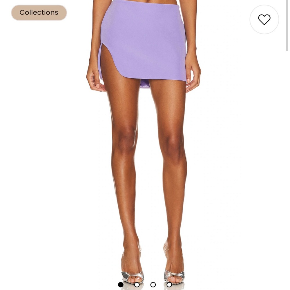 Purple Retrofete Mini skirt